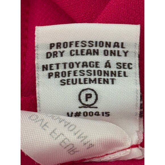 Diane Von Furstenberg Pink Sleeveless A-Line Dress With Keyhole Neckline Size 6 - Picture 8 of 8